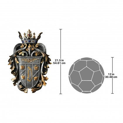 Toscano - Count Dracula Coat of Arms Wall Sculpture