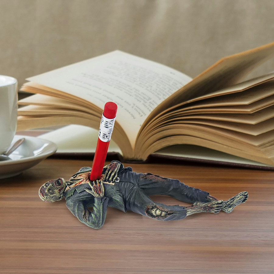 Toscano - Impaled Zombie Pen Holder