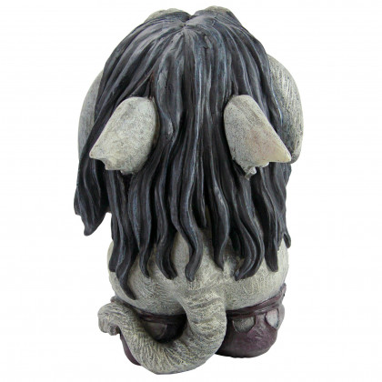 Toscano - Pondering Sylvester the Cynical Gnome Troll Statue