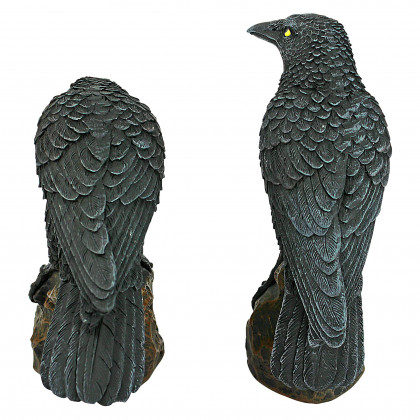 Toscano - Mystic Night Raven Statue Set