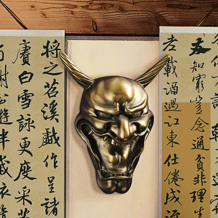 Toscano - Kagura Hannya Demon Mask Wall Sculpture
