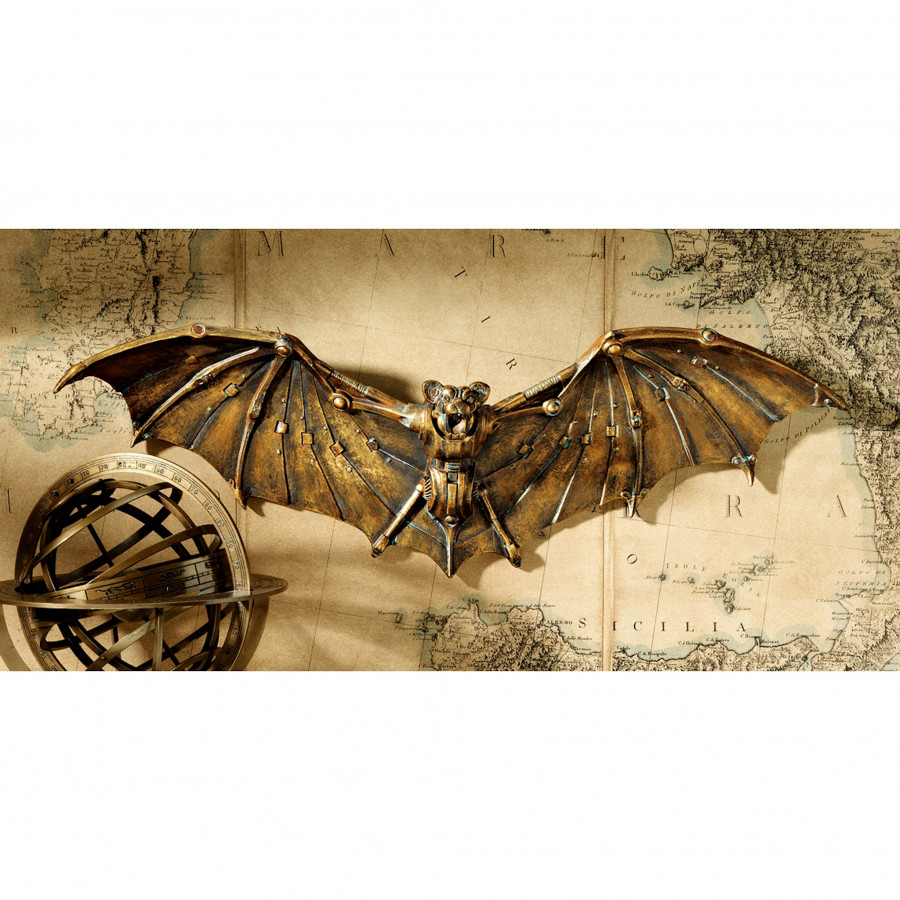 Toscano - Cyber Bat Steampunk Wall Sculpture