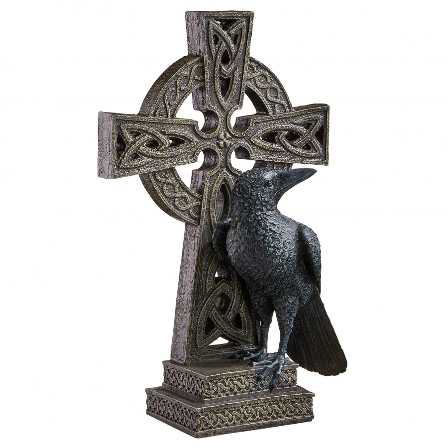 Toscano - Never-Ending Darkness Celtic Raven Statue