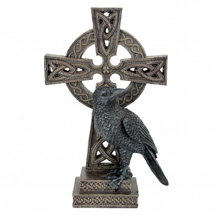 Toscano - Never-Ending Darkness Celtic Raven Statue