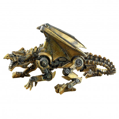 Toscano - Steampunk Gothic Gear Dragon Statue