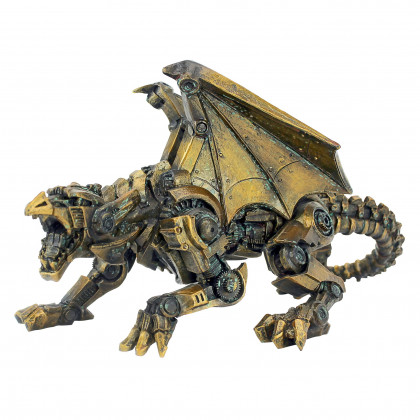 Toscano - Steampunk Gothic Gear Dragon Statue