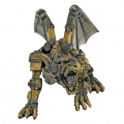 Toscano - Steampunk Gothic Gear Dragon Statue