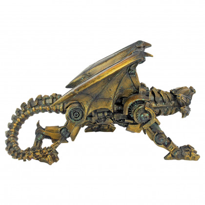 Toscano - Steampunk Gothic Gear Dragon Statue