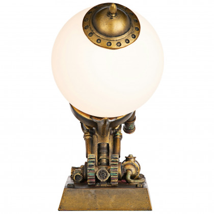 Toscano - Steampunk Airship Illuminated Statue
