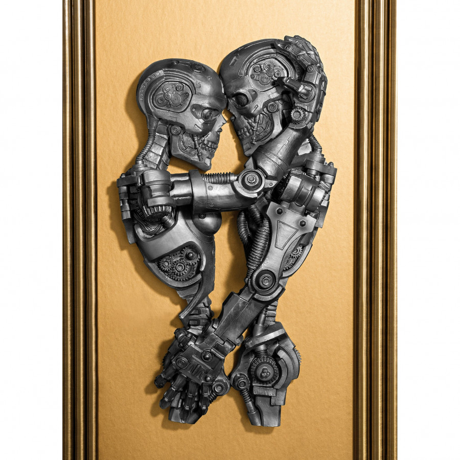 Toscano - Steampunk Machine-Age Sweethearts Wall Sculpture