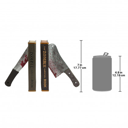 Toscano - Dead Read Bloody Zombie Sculptural Bookend Pair in Designer Resin