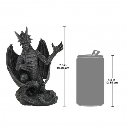 Toscano - Versilius the Dragon Medieval Cell Phone Holder Statue