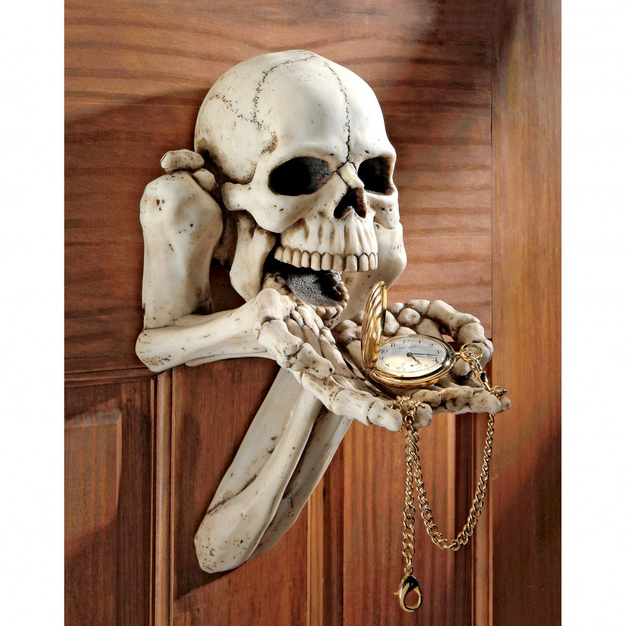 Toscano - Begger for Souls Skeleton Wall Sculpture