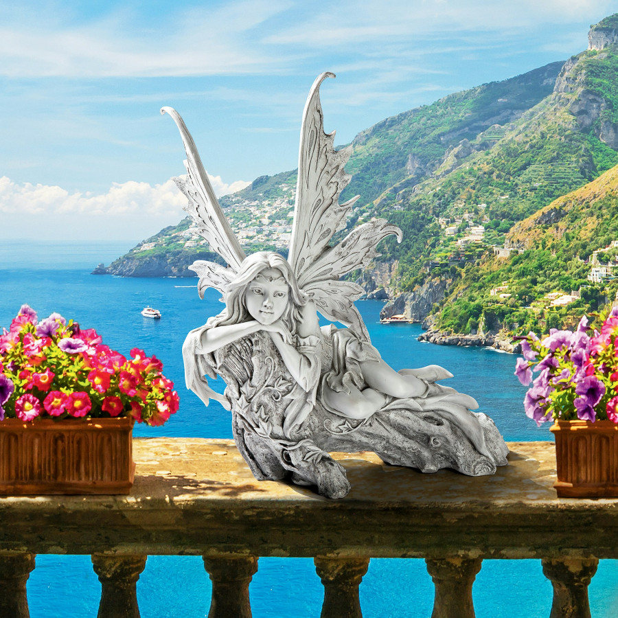 Toscano - Pause to Ponder Fairy Garden Statue
