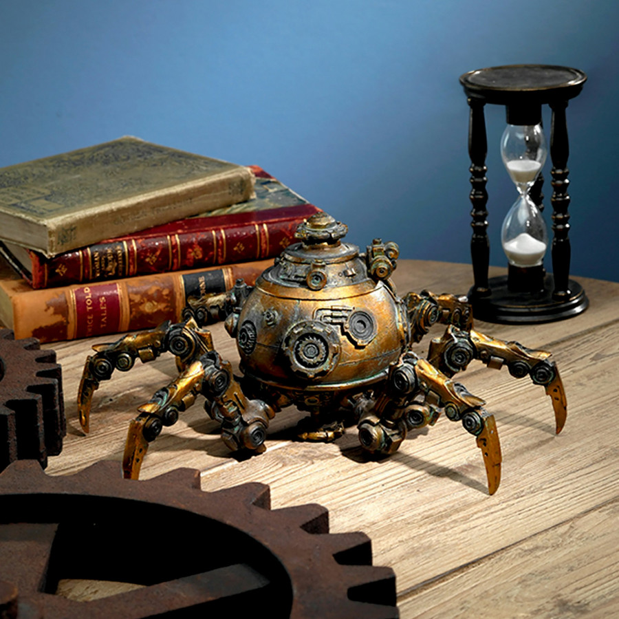 Toscano - Octopod Mechanical Steampunk Sculpture