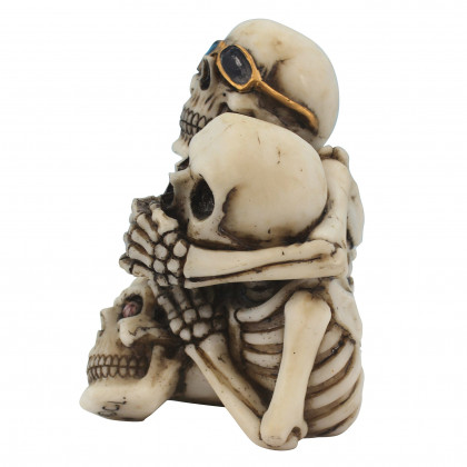 Toscano - See Hear Speak No Evil Skeleton Buddies Pencil Holder