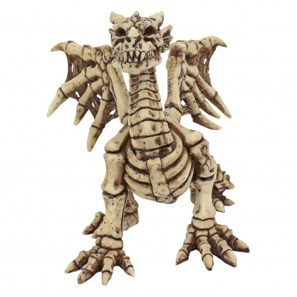 Toscano - Corpus Crux Gothic Dragon Skeleton Statue