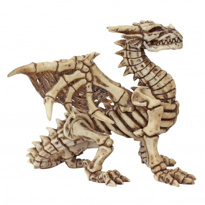 Toscano - Corpus Crux Gothic Dragon Skeleton Statue