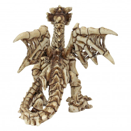 Toscano - Corpus Crux Gothic Dragon Skeleton Statue