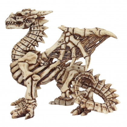 Toscano - Corpus Crux Gothic Dragon Skeleton Statue