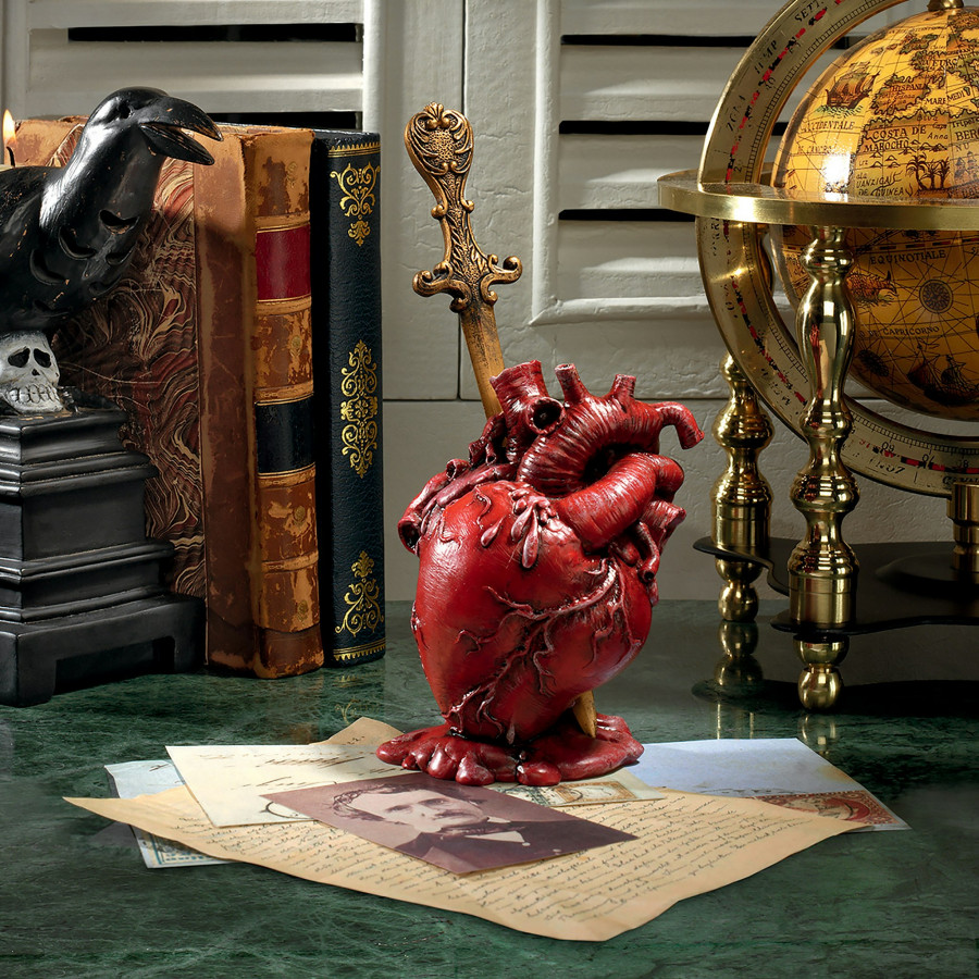 Toscano - Edgar Allen Poe Tell-Tale Heart Statue