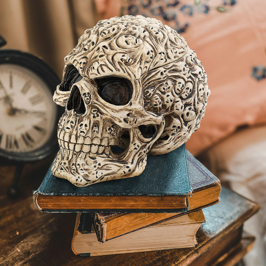 Toscano - Skull Soul Spirit Sculptural Box