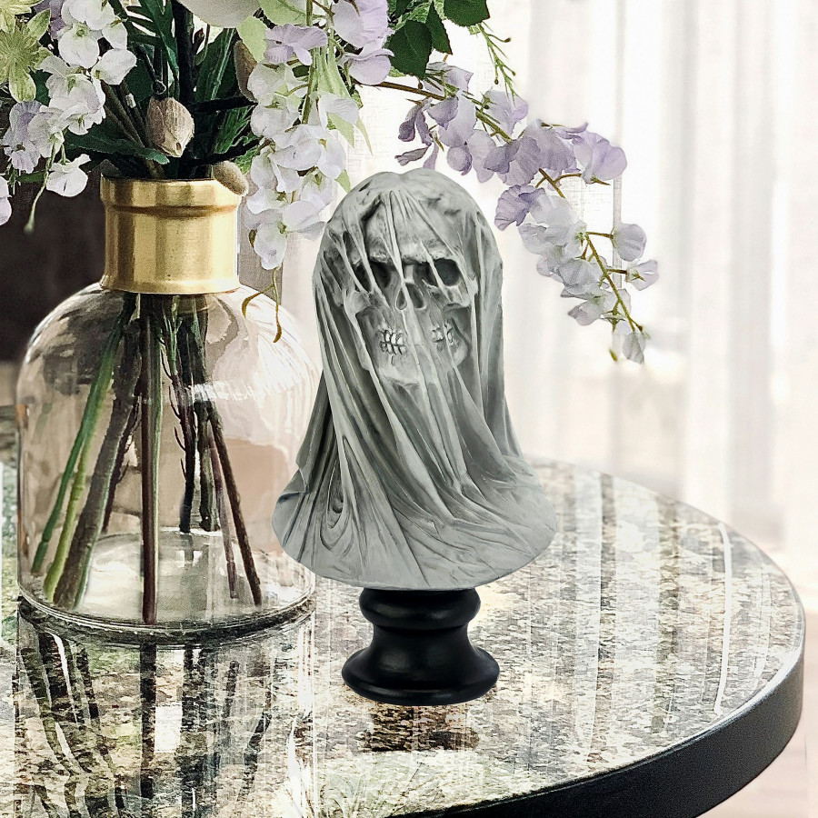 Toscano - Samhain Veiled Maiden of Death Bust Statue