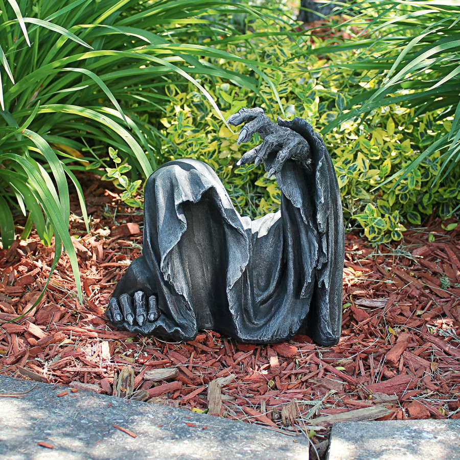 Toscano - Reaping Solace The Grave Creeper Grim Reaper Statue