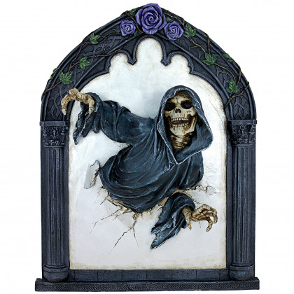 Toscano - Grim Reflections Grim Reaper Gothic Wall Sculpture