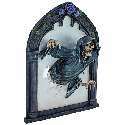 Toscano - Grim Reflections Grim Reaper Gothic Wall Sculpture