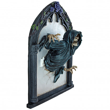 Toscano - Grim Reflections Grim Reaper Gothic Wall Sculpture