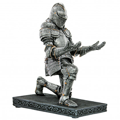 Toscano - King Arthur Medieval Knight of the Royal Scribe Pen Holder Statue
