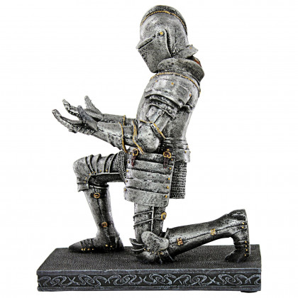 Toscano - King Arthur Medieval Knight of the Royal Scribe Pen Holder Statue