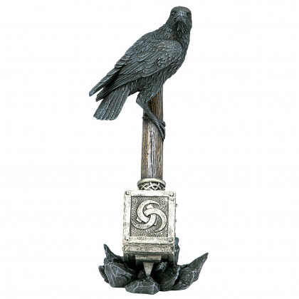 Toscano - Raven Guardian of Thor’s Thunder Hammer Statue