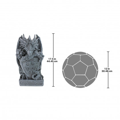 Toscano - Set of The Arthurian Dragon Statues