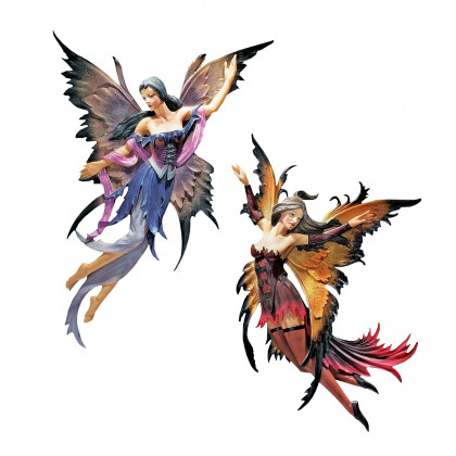 Toscano - Set of 2 Fairies of the Enchanted Grove Wall Sculptures