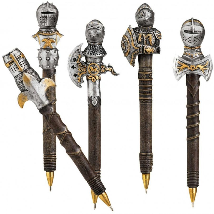 Toscano - Set of Knights of the Realm Battle Armor Pens