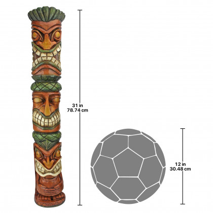 Toscano Aloha Hawaii Tiki Sculpture - Moai Haku Pani