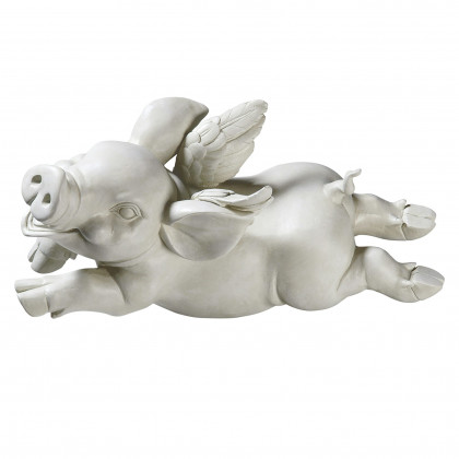 Toscano - If Pigs Had Wings Sculpture
