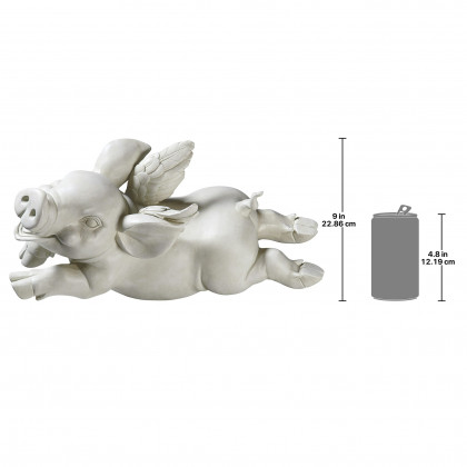 Toscano - If Pigs Had Wings Sculpture