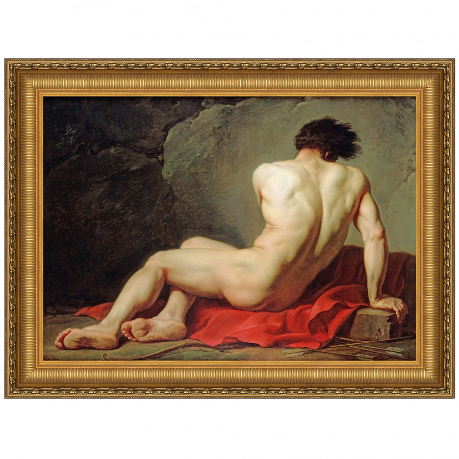 Toscano Patrocles Framed Canvas Replica Painting - Medium