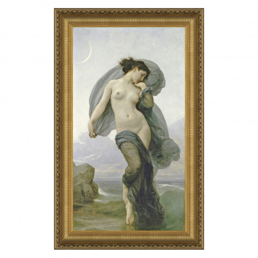 Toscano Evening Mood Framed Canvas Replica Painting - Large