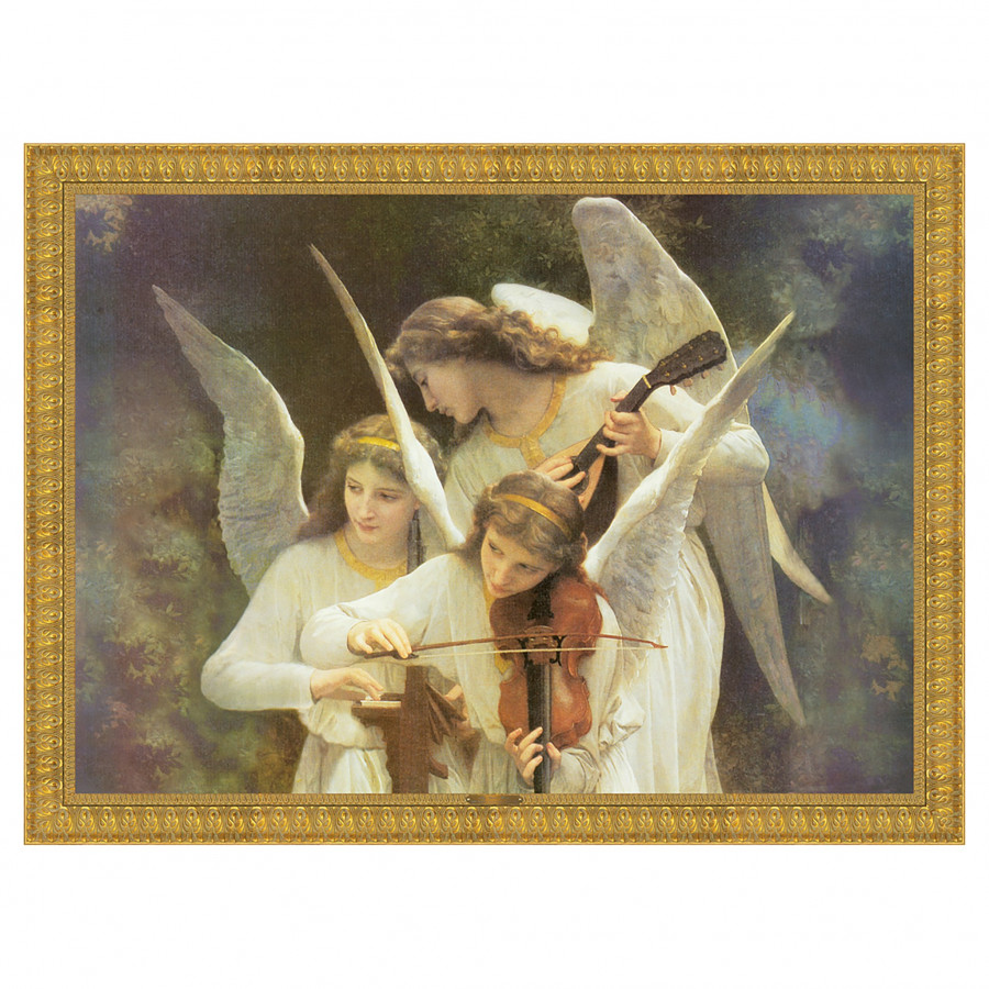 Toscano - Song of the Angels Framed Canvas Replica Painting