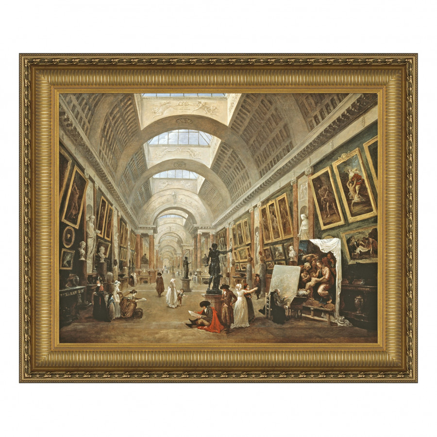 Toscano - Project for the Disposition Framed Canvas Replica Painting