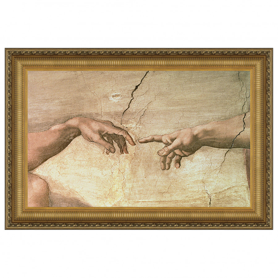 Toscano - Creation Framed Canvas Replica Painting