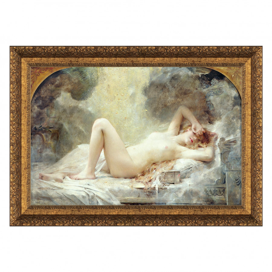 Toscano - Golden Rain Framed Canvas Replica Painting