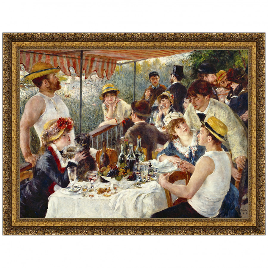 Toscano - Luncheon of the Boating Party Framed Canvas Replica Painting