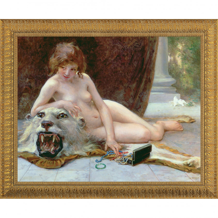 Toscano - The Jewel Box Framed Canvas Replica Painting