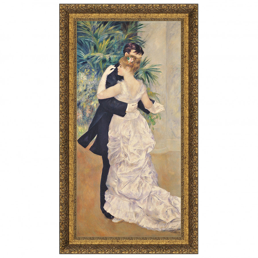 Toscano - La Danse a la Ville Framed Canvas Replica Painting