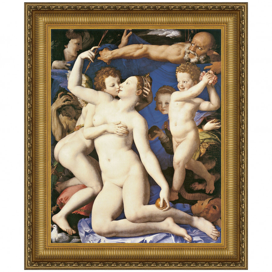 Toscano - An Allegory with Venus and Cupid Framed Canvas Replica Painting